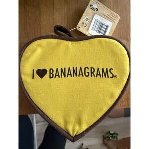 I Love Bananagrams Heart Edition Word Game Travel Pouch New